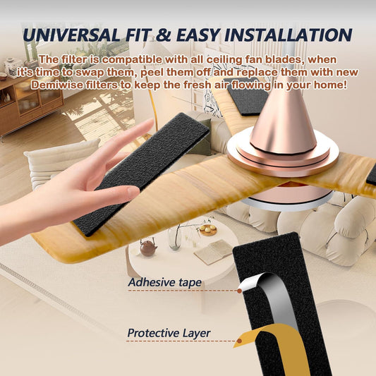 Activated Coconut Shell Carbon Ceiling Fan Air Purifier Pads