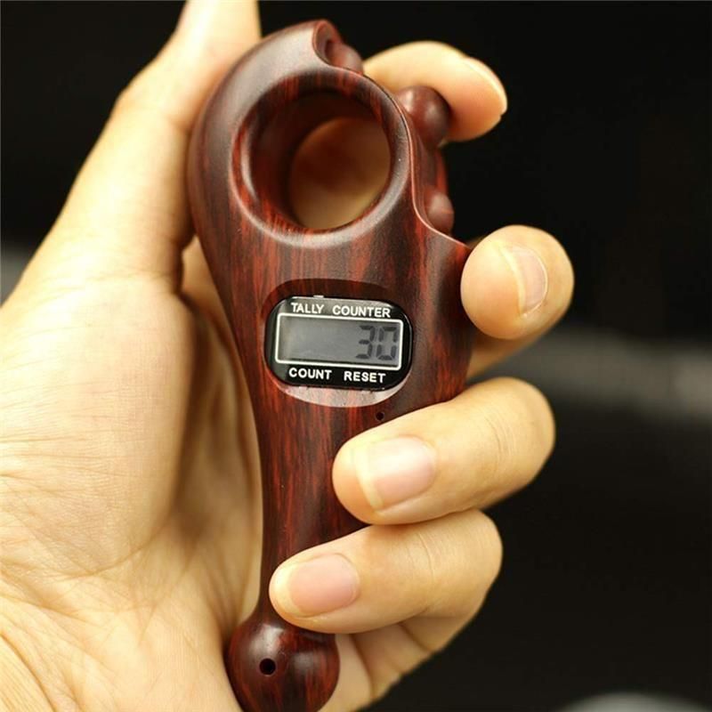 Counting Machine-Manual Finger Rotating Digital Counting Machine