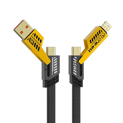USB-C Cable Lightning Cable 4-in-1 – Universal Fast Charging & Data Cable