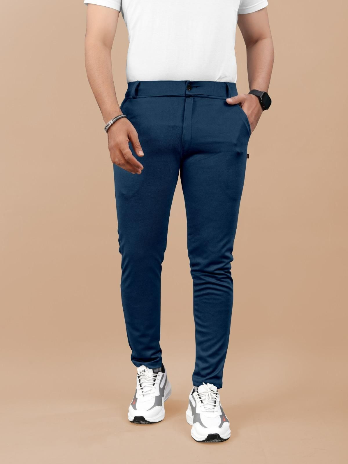 High Elasticity Men’s Classic Pants (Pack of 3)