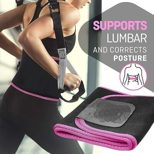 Adjustable Waist Trimmer Belt – Sweat Booster & Core Support Fitness Belt