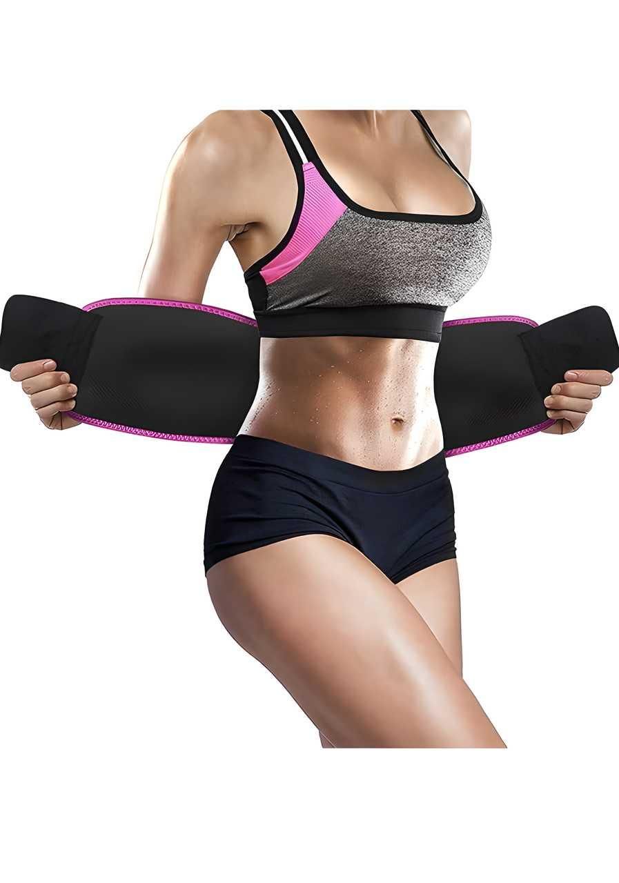 Adjustable Waist Trimmer Belt – Sweat Booster & Core Support Fitness Belt