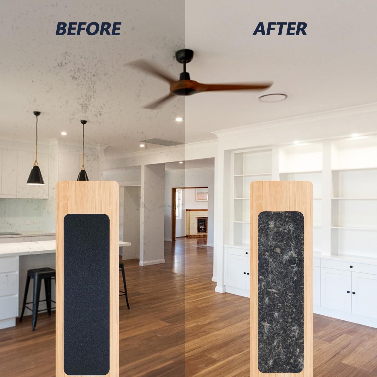 Activated Coconut Shell Carbon Ceiling Fan Air Purifier Pads