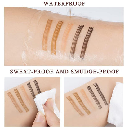 Waterproof 4 Points Microblading Eyebrow Pen