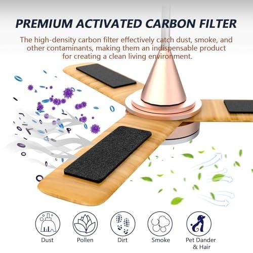 Activated Coconut Shell Carbon Ceiling Fan Air Purifier Pads